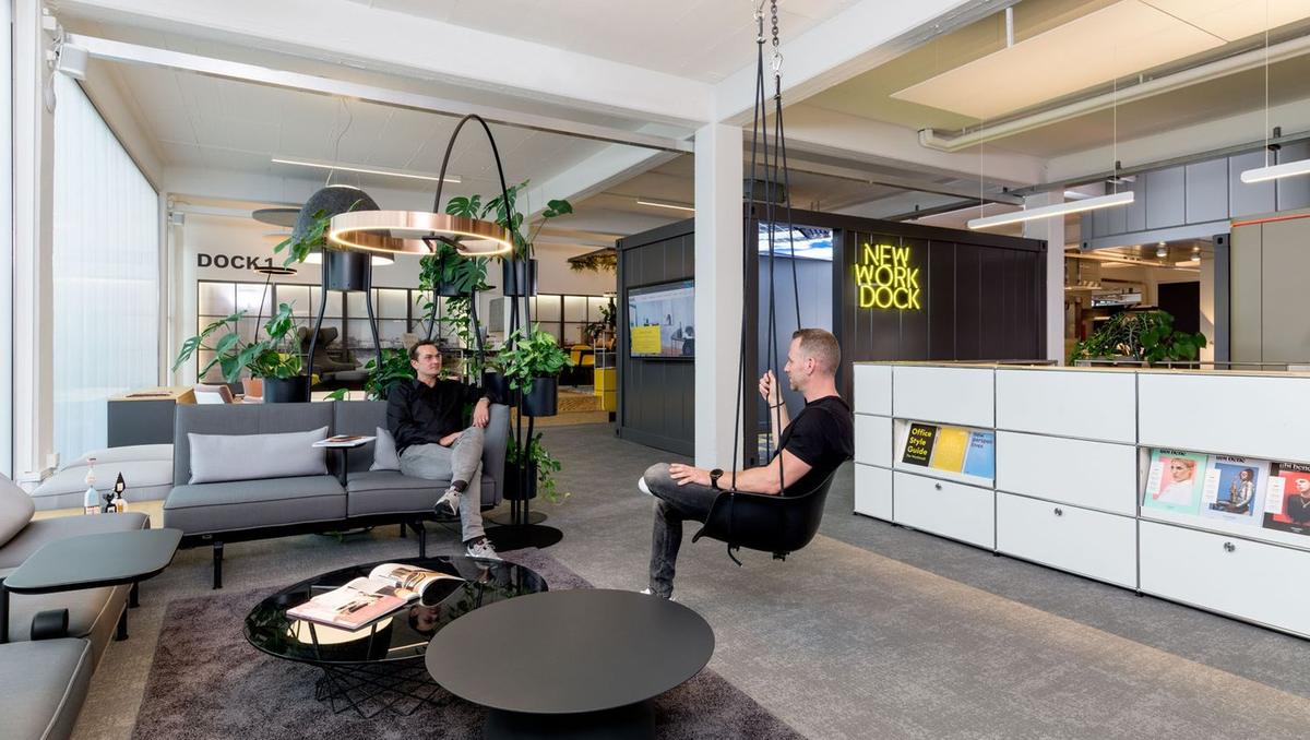 Lounge-Bereich im New Work Dock
